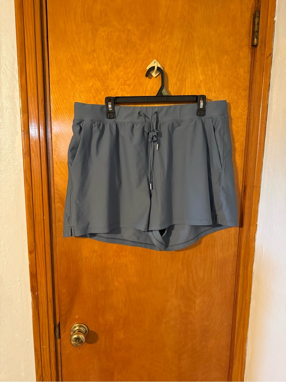 Old Navy Slate Blue Drawstring Athletic Shorts